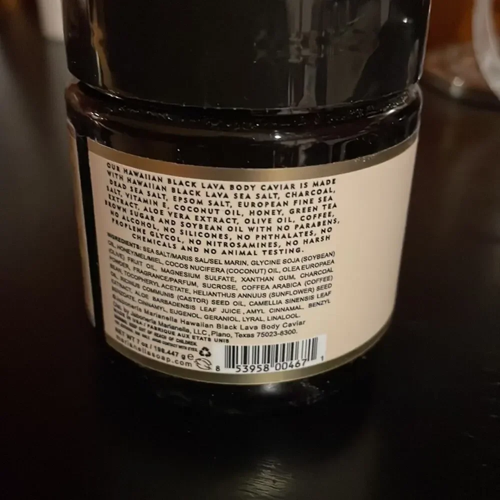 Jabineria Marianella Hawaiian black lava body caviar with charcoal NEW sealed